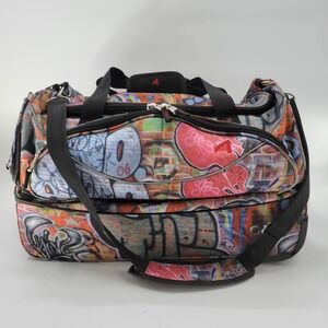 Athalon Over/Under Wheeling Duffel Bag Hybrid Convertible Luggage Graffiti #888